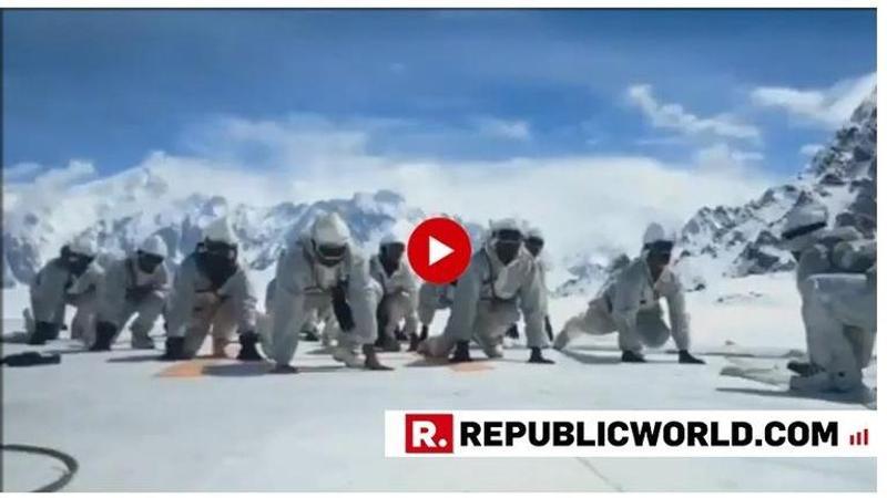 WATCH: Army celebrates International Yoga Day, performs Yoga at the Siachen amidst sub-zero temperature