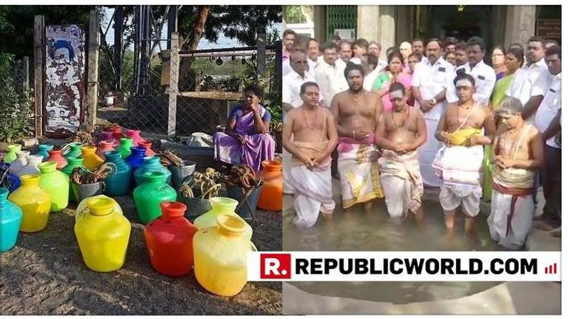 DMK stages protests, state government performs 'Yajna' as water crisis worsen in Tamil Nadu