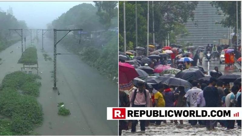 Heavy rains in Mumbai for the 4th consecutive day delays trains, disrupts traffic. LIVE updates here