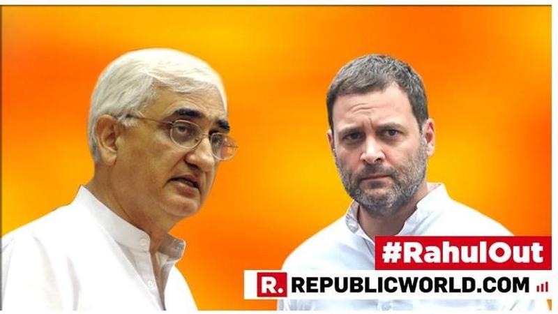 Rahul Gandhi resigns | Salman Khurshid confirms resignation eyewash, states 'there is a natural standing that Rahul Gandhi and Sonia Gandhi will continue to have'