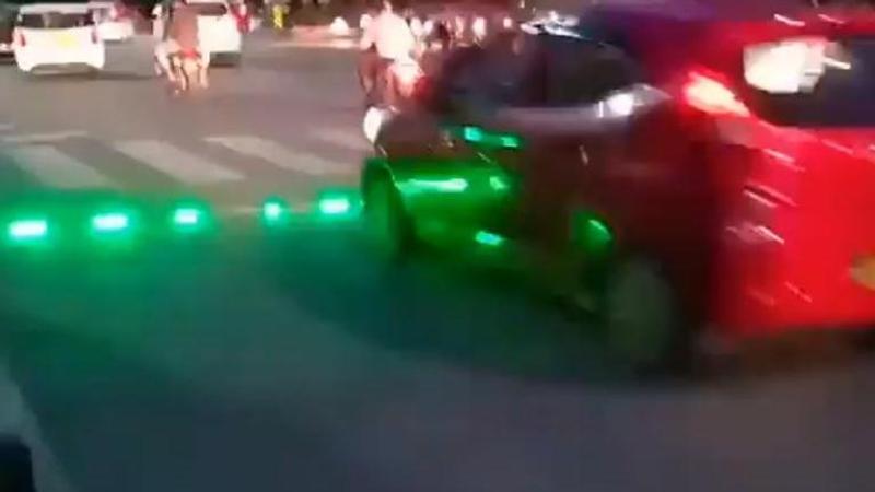 Hyderabad Police installs funky LED strip at traffic junction, gets validation from most unexpected source