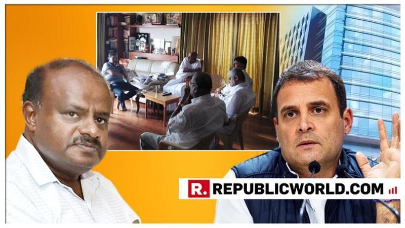 Karnataka Crisis: DK Shivkumar calls on HD Deve Gowda in Bengaluru, rebel JD(S) MLAs hold meeting in Mumbai. LIVE updates