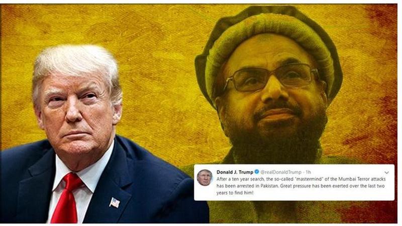 Donald Trump slammed for factually suicidal Hafiz Saeed tweet, netizens correct US President on Pakistan's terror mastermind