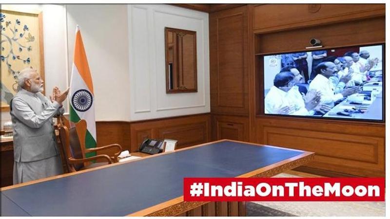 Chandrayaan-2 Launch: PM Narendra Modi watches liftoff, sends a message to ISRO on the glorious moment in history