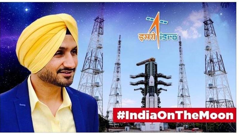 Chandrayaan-2 Launch: Harbhajan Singh says ‘Some countries have moon on their flags, some have flag on the moon’, gets mixed response