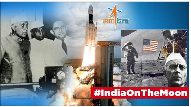 Chandrayaan 2 launch: Indians call out Congress' Nehru credit for launch success, say "Nehru was the first man on Moon'