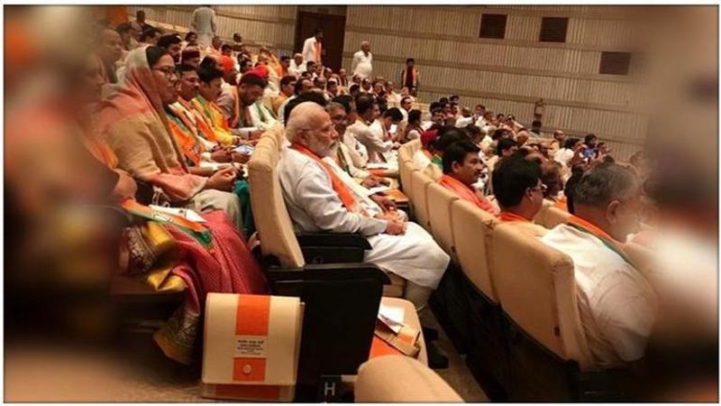 PM Narendra Modi attends 'Abhyas Varga', humbly takes a chair among BJP parliamentarians