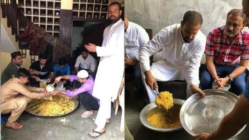 Yusuf Pathan serves food to flood-affected victims in Vadodara, netizens heap praises on cricketer