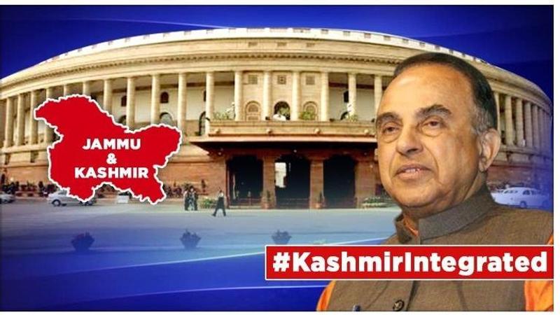 J&K: Article 370 to go, Dr Subramanian Swamy feeling vindicated as PM Modi & Amit Shah target integration