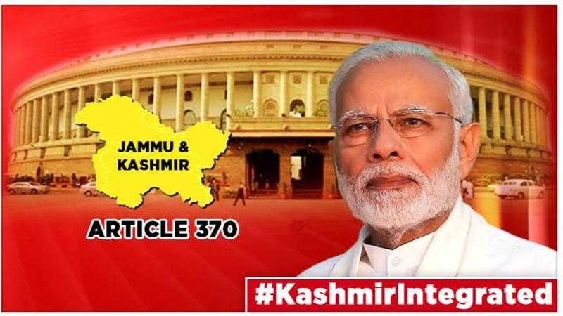 PM Modi hails scrapping of Article 370 as a tribute to Sardar Patel, says, 'J&K now free from shackles of vested groups'