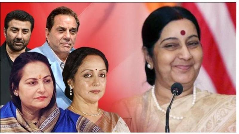 Sushma Swaraj passes away: Dharmendra, Sunny Deol, Hema Malini, Jaya Prada and others express grief