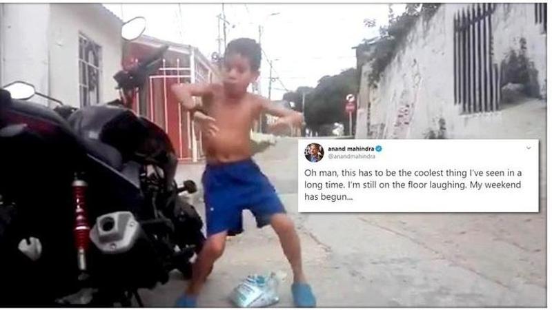 Anand Mahindra can't stop laughing at this video of boy dancing to anti-theft alarm, watch it here