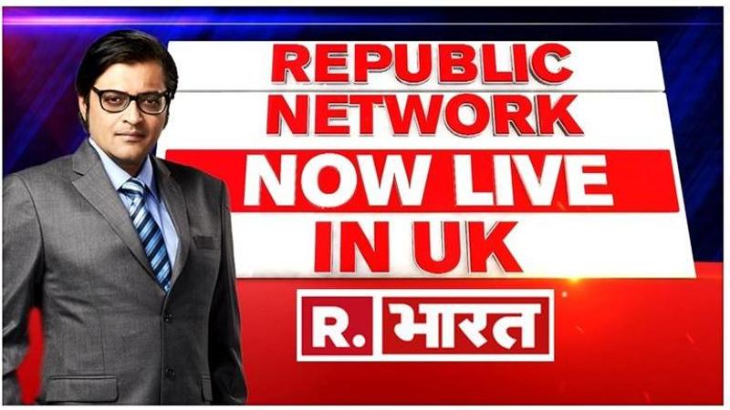 Republic's Hindi channel R.Bharat starts broadcasting in UK