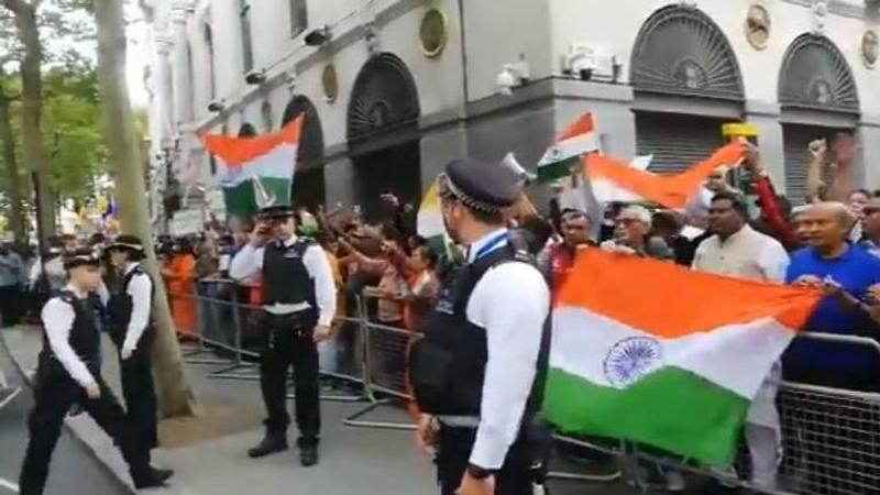 India takes up with UK issue of violence outside Indian High Commission in London on Independence Day