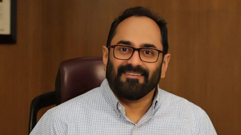 Union Minister Rajeev Chadrasekhar