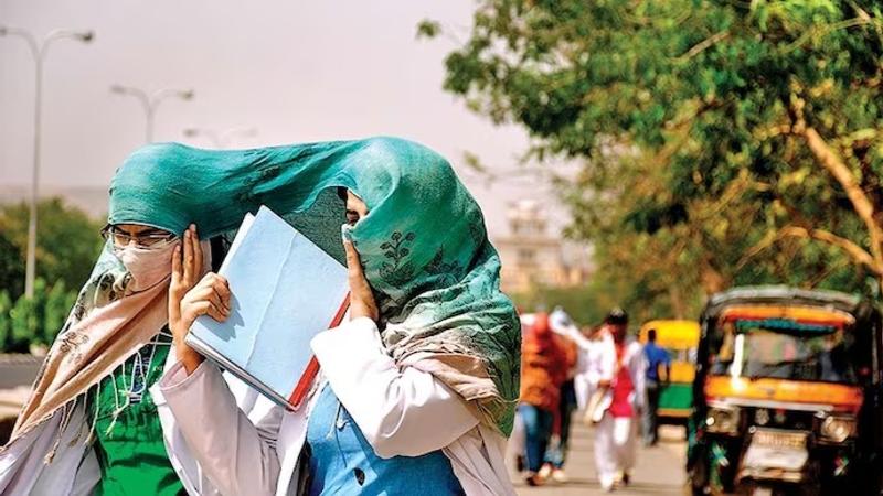 Intense heatwave in various parts of India