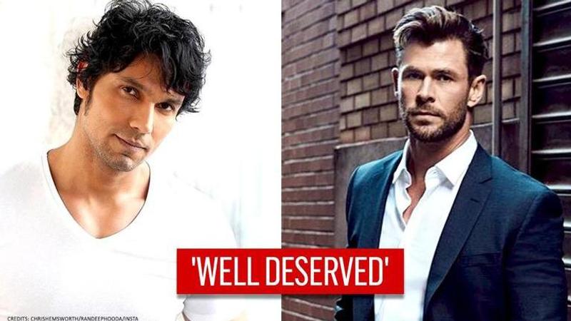 Randeep Hooda congratulates Chris Hemsworth on winning the People's Choice Award 2020