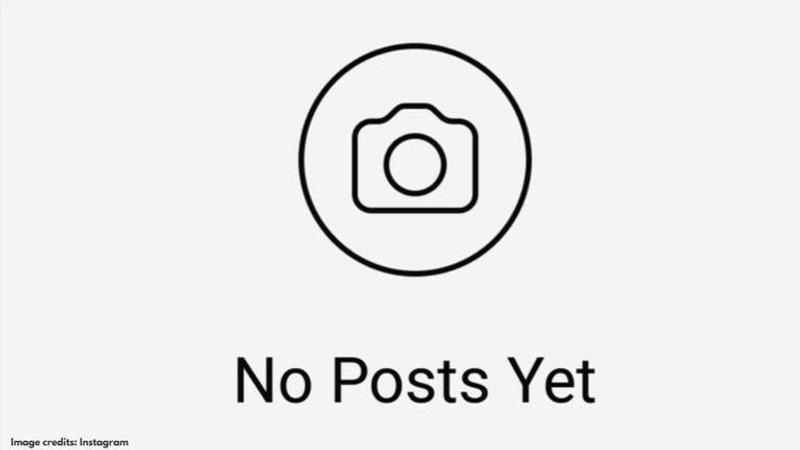 Instagram no posts yet glitch