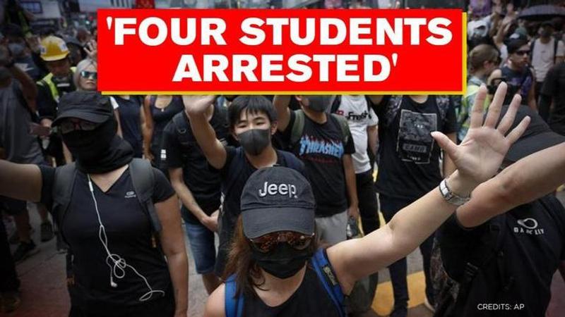 Hong Kong: Four detained, accused of inciting secession on social media