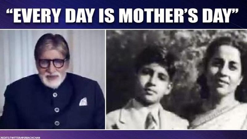 As Mother's Day was celebrated, Amitabh Bachchan posted a video for the 'most beautiful mother in the world,' Teji Bachchan. He also backed Aarogya Setu app.