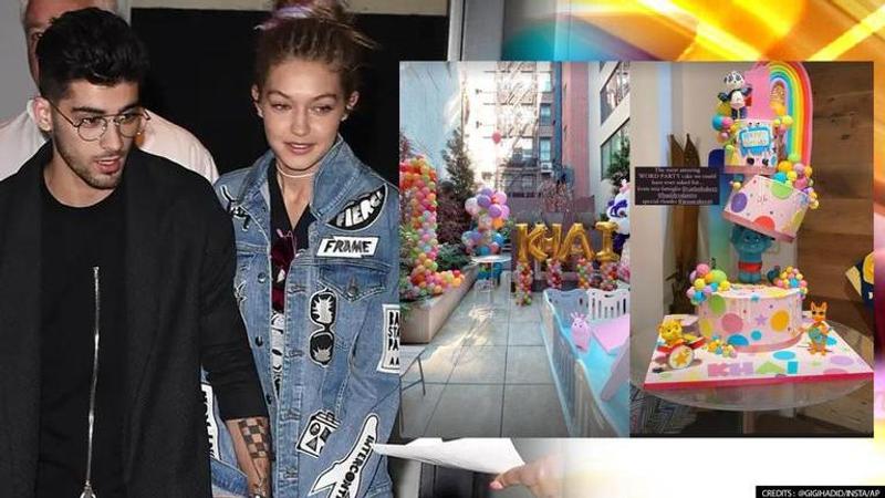 Gigi Hadid, Zayn Malik, Khai,Khai's first birthday celebrations