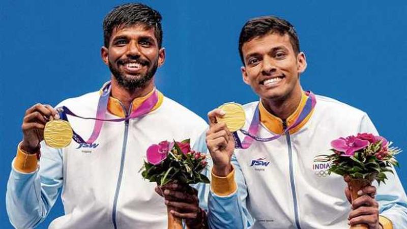 Indian shuttlers Satwiksairaj Rankireddy and Chirag Shetty 