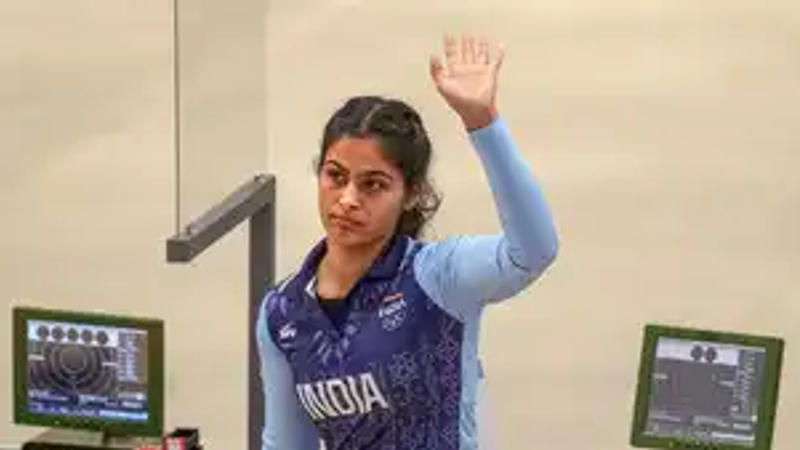 Indian shooter Manu Bhaker 