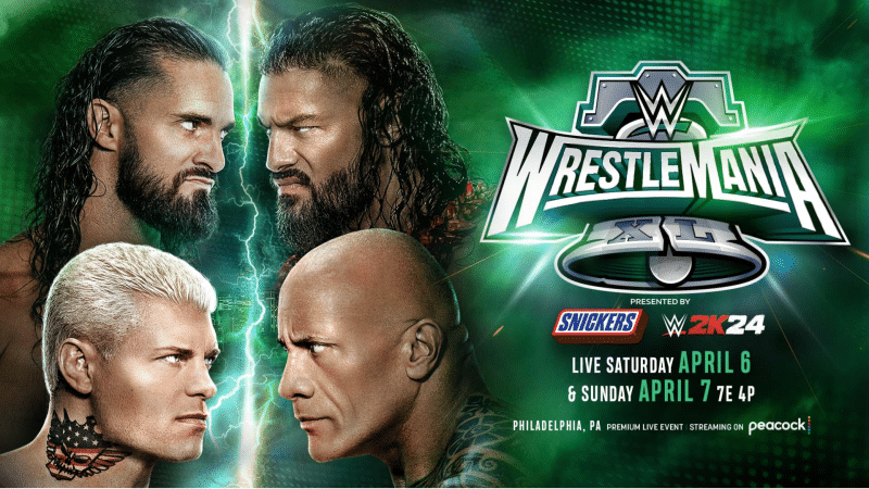 WWE WrestleMania 40 official poster