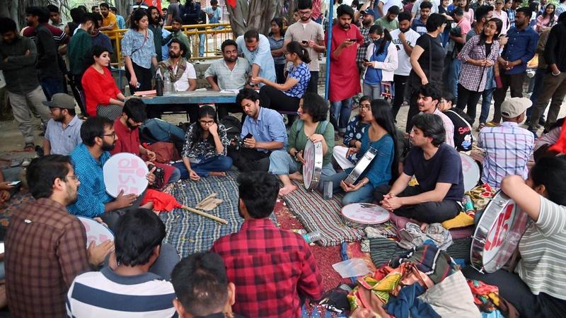 Students in JNU preparing for students union election after 4 years 