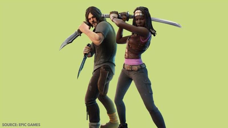 Fortnite The Walking Dead skins