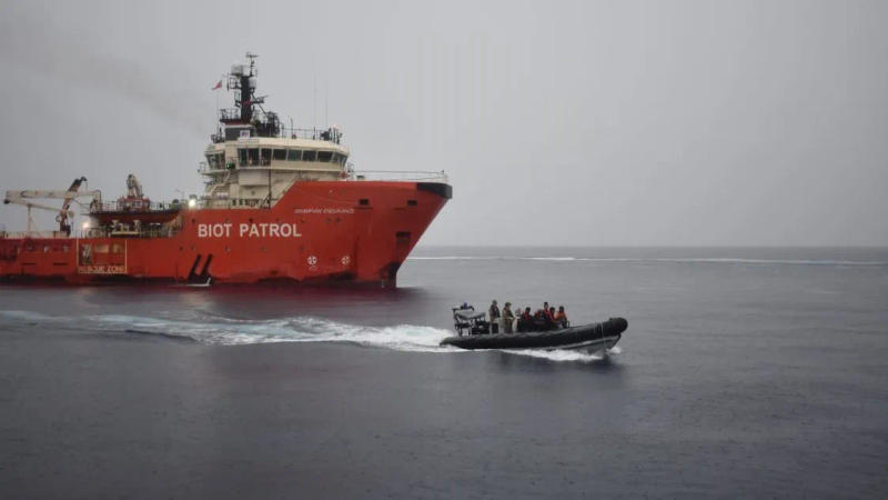 BIOT patrol vessel 'Grampien Endurance'