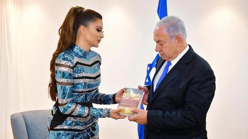 Urvashi Rautela, benajamin netanyahu