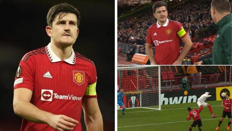 Europa League Manchester United vs Sevilla Netizens come down hard on Harry Maguire