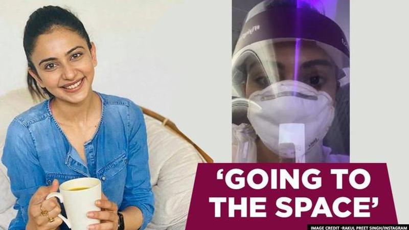 Rakul Preet Singh compares travelling by flight in PPE kit with