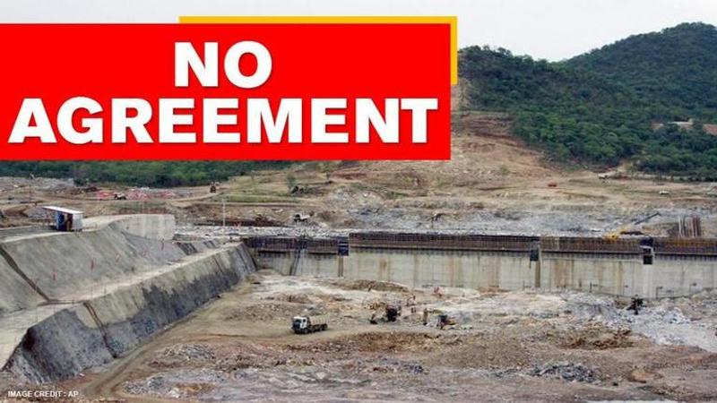 Nile river obstructed by Ethiopian Dam