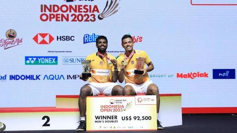 Indonesia Open, Satwiksairaj Rankireddy, Chirag Shetty