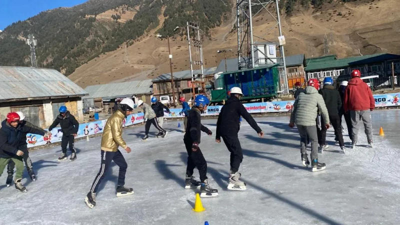 In a groundbreaking development, the Jammu and Kashmir government is all set to unveil ice skating activities in Sonamarg, nestled within the picturesque Ganderbal district, signalling an unprecedented era for this renowned tourist hub, now set to captivate visitors even in the winter of 2023.