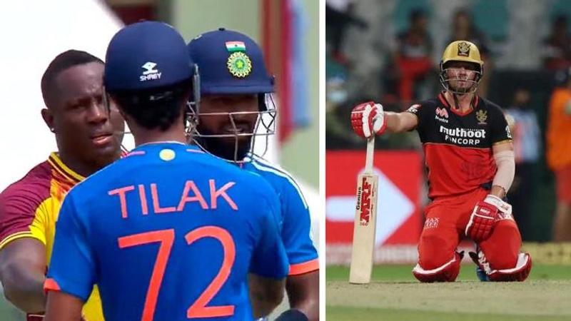 'That’s the 3rd time in a row': AB de Villiers' fiery reaction to Hardik-Tilak controversy