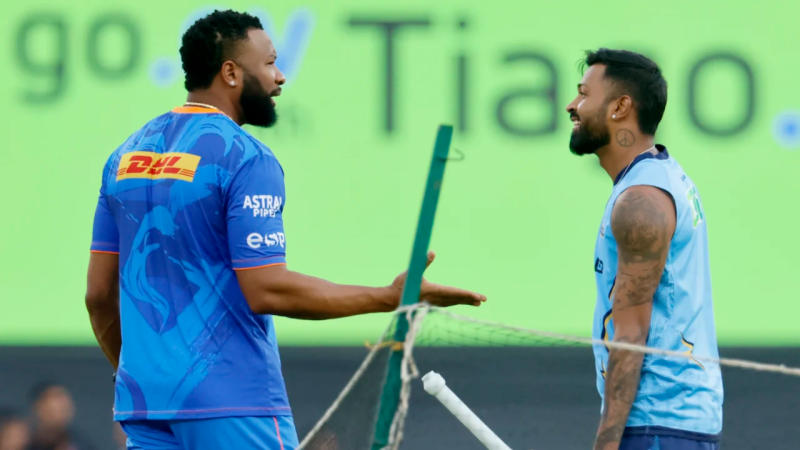 Kieron Pollard and Hardik Pandya