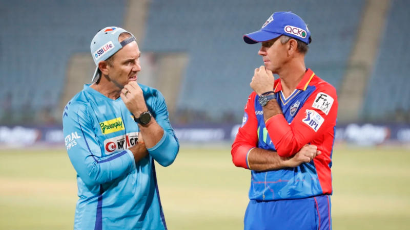 IPL 2024: Ricky Ponting with Justin Langer