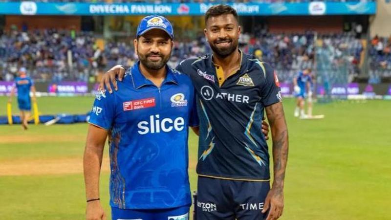 Hardik Pandya and Rohit Sharma