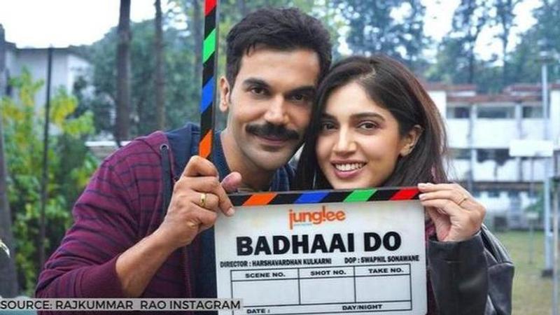 badhaai do shooting location