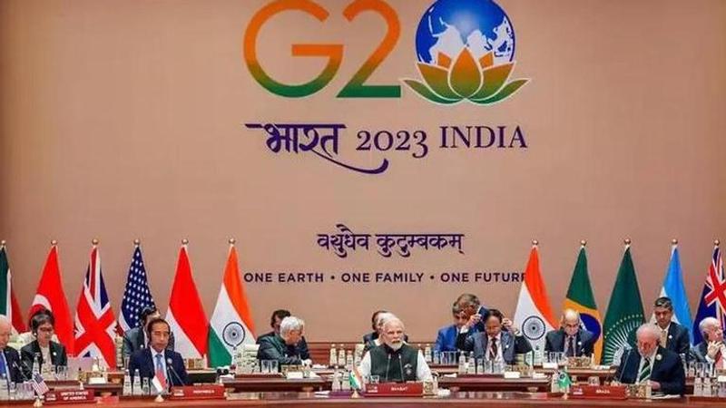 PM Modi with world leaders at the G20 summit