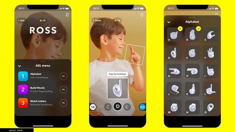 Snapchat now allows users to learn ASL Alphabet sign language with help of an AR Lens