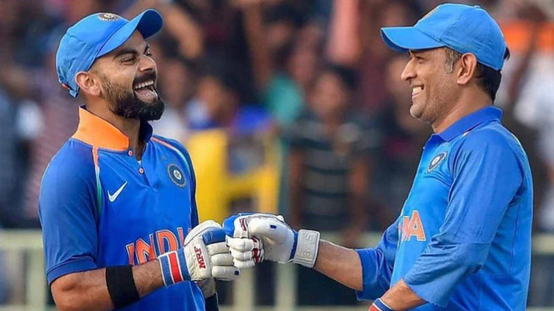 Virat Kohli and MS Dhoni