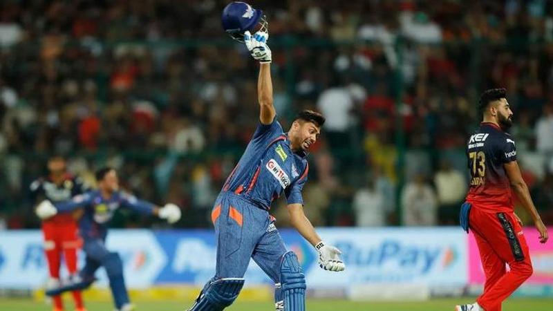 IPL 2023: Avesh reprimanded for throwing helmet after LSG beat RCB, Faf fined 12 lakh for slow over-rate,