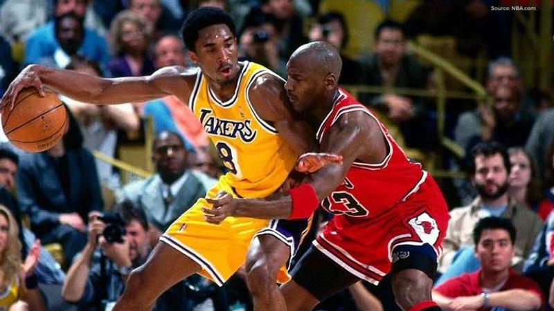 Michael Jordan and Kobe Bryant