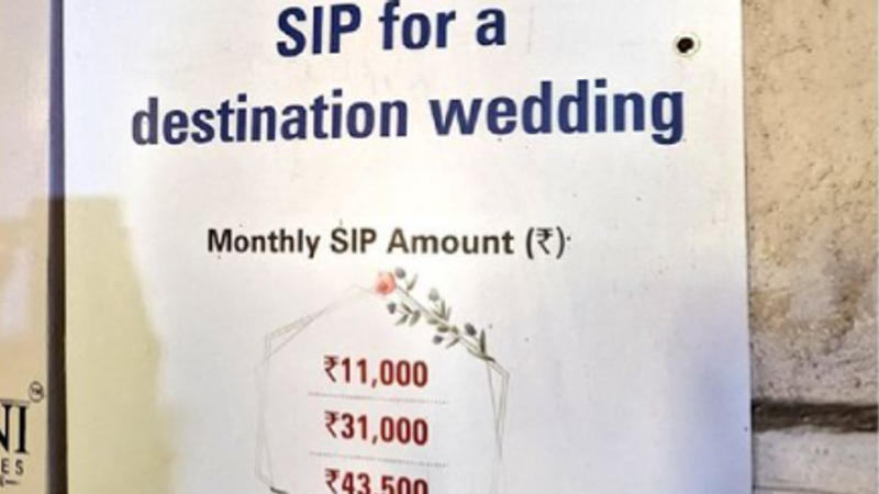 SIP For A Destination Wedding, Creative Mutual Fund Advertisement Goes Viral