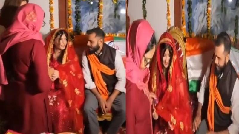 Iranian girl gets engaged with Indian YouTuber in Uttar Pradesh's Moradabad