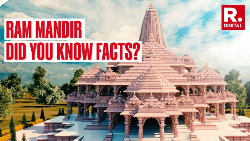 know about the 5 pavilions in the Ram Mandir  